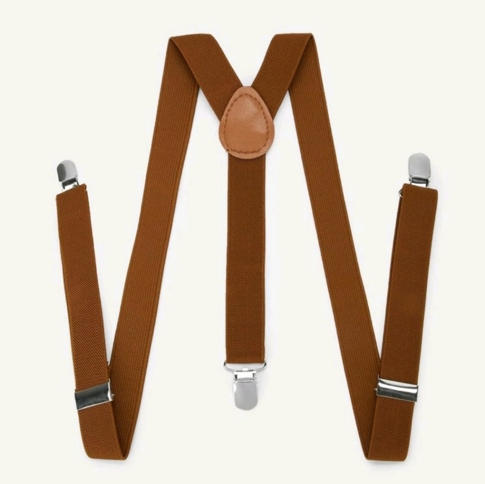 ‼️ brown suspenders